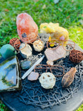 Handcrafted Clear Quartz Copper Crystal Eyewear